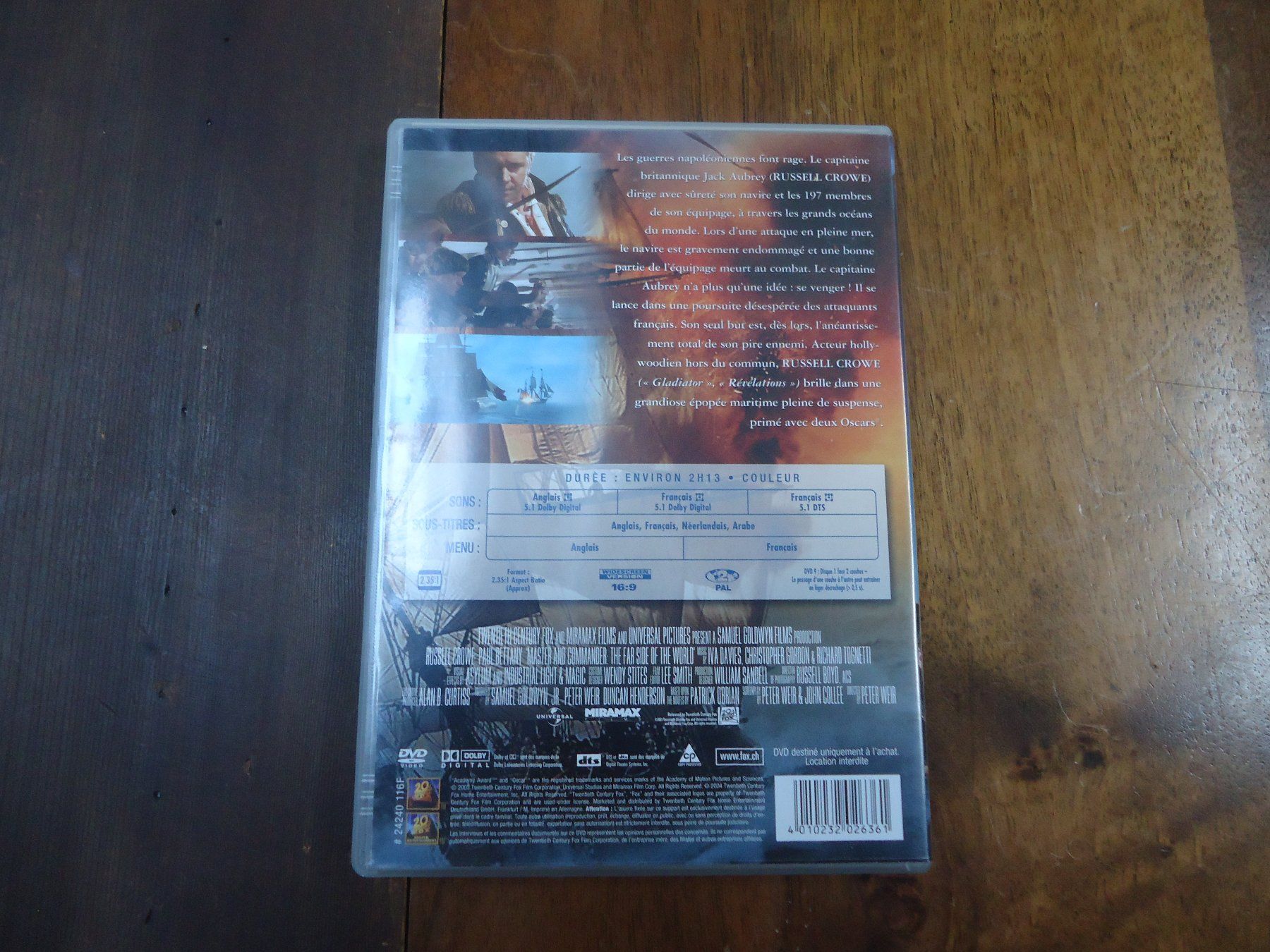 Tutti i DVDs: DVD - Master and Commander - Russell Crowe – Usato da Vessy venduto da mafabe 1