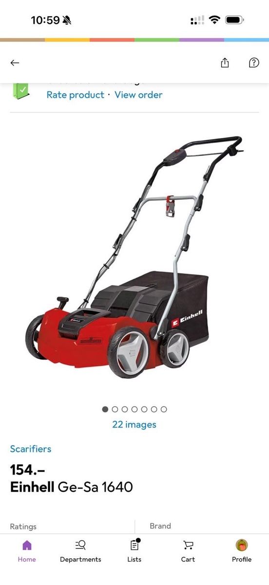 Einhell Attrezzi per la lavorazione del suolo: Einhell Scarifier Ge-Sa 1640 - New!!! – Nuovo (secondo la descrizione) da Genève venduto da syl_9vf8 1