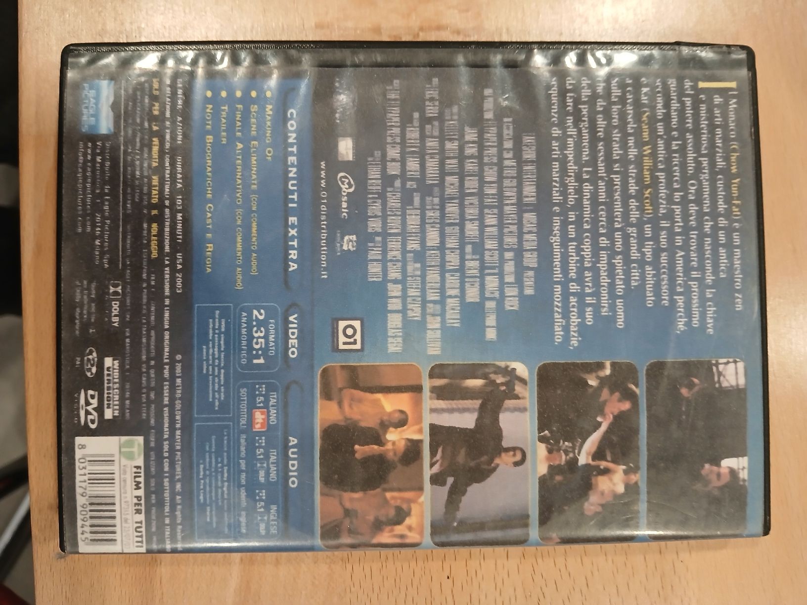 Tutti i DVDs: DVD "Il Monaco" mit Chow Yun-Fat & Sean William Scott – Usato da Langenthal venduto da Egro50 1