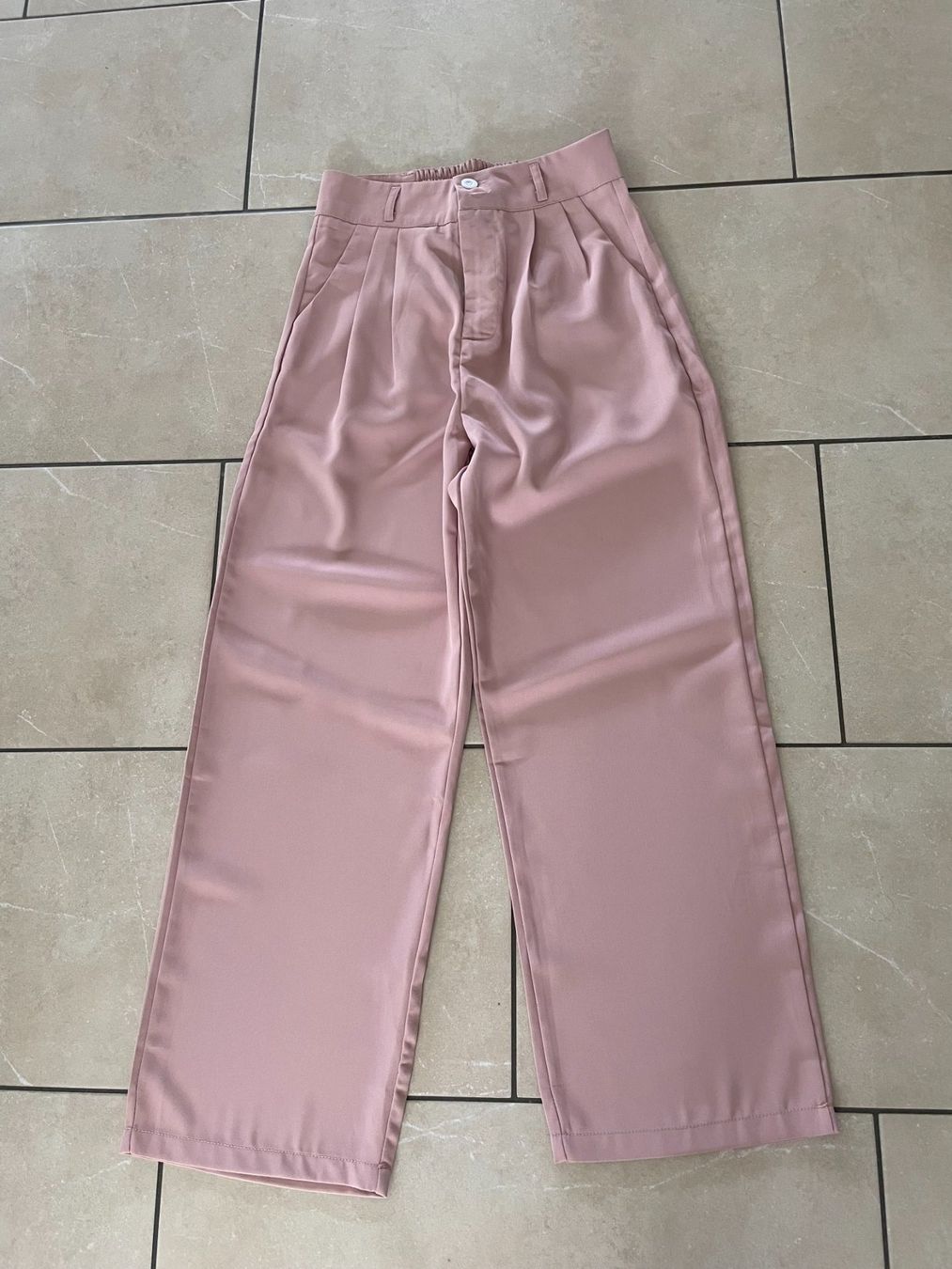 Pantaloni: Elegante Wide-Leg-Hose hoch tailliert altrosa Gr. 36 – Nuovo (secondo la descrizione) da Schindellegi venduto da Moom1402 1