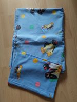 Bettwäsche Pingu blau mit Pinguin Motiv gebrauchter Zustand