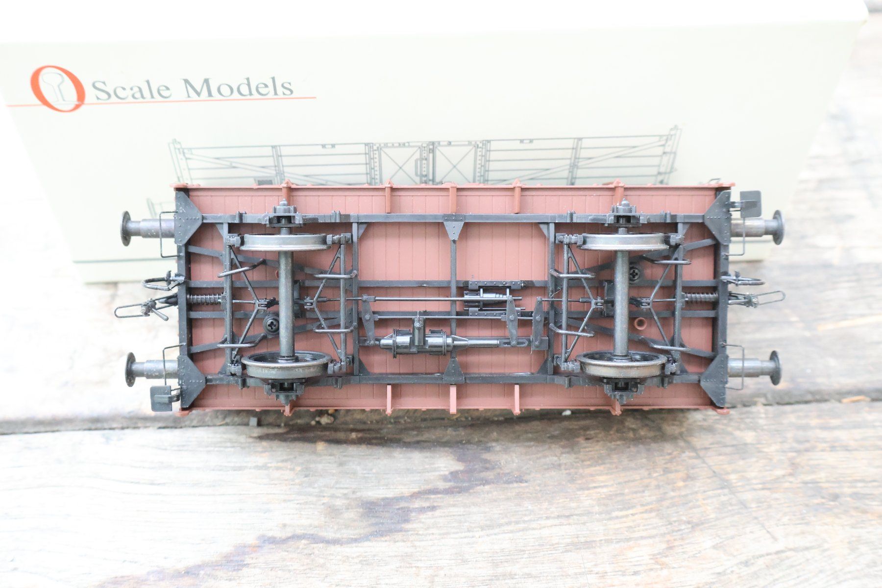 Modellini di ferrovie: Scale Models DR Hochbordwagen - Spur 0 Top Modell – Usato da Winterthur venduto da Monstera 7