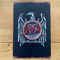 Alu - Blechschild 20x30cm SLAYER Eagle Thrash Heavy Metal