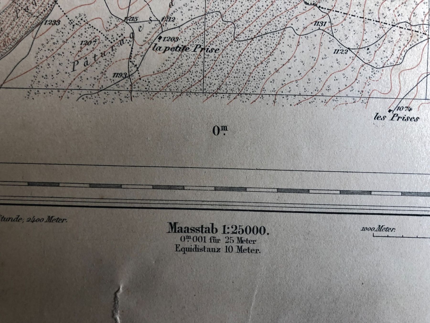 Landkarten & Atlanten: Siegfriedatlas Bl. 276: La Chaux – Gebraucht aus Zürich von allp 5
