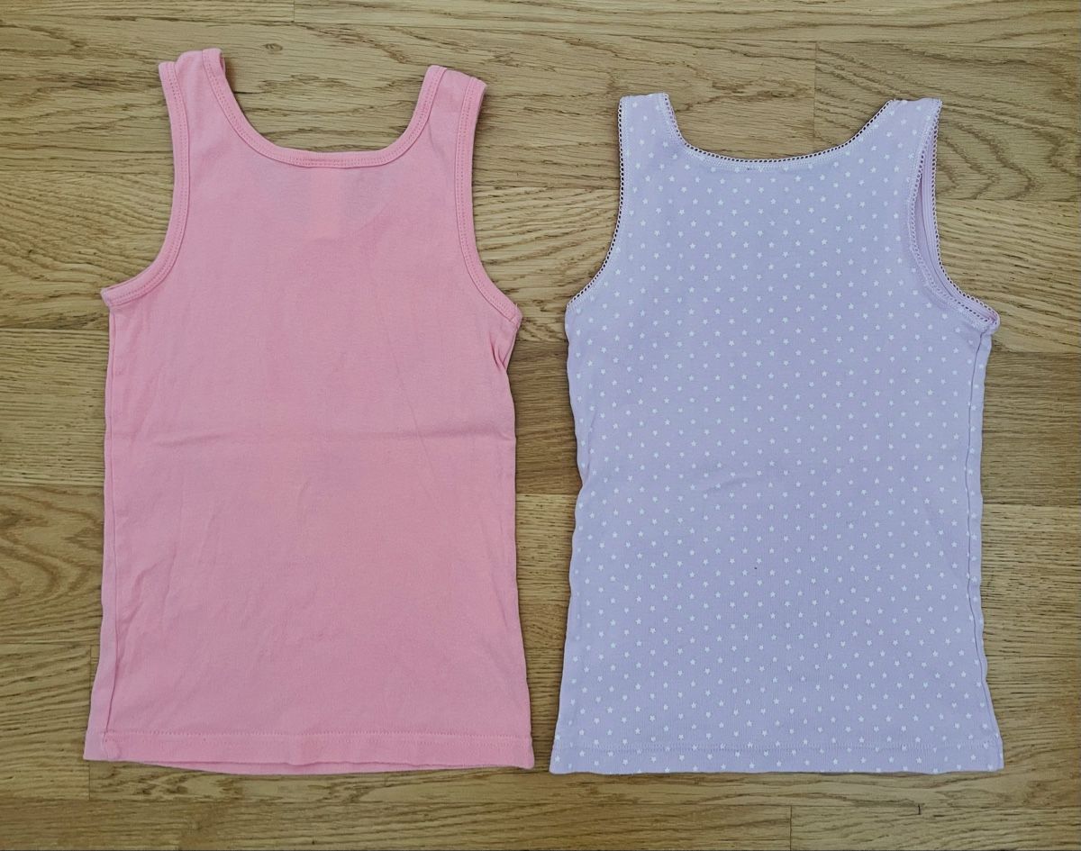 Camicette, T-shirt & Top: 2 Débardeurs Taille 122/128 – Usato da Sion venduto da FashionStore3 1
