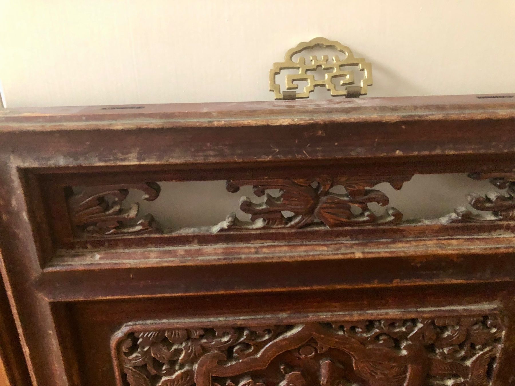 Articoli in legno: 2 China Holz-Paneele Relief geschnitzt alt – Usato da Basel venduto da chinarh891 3