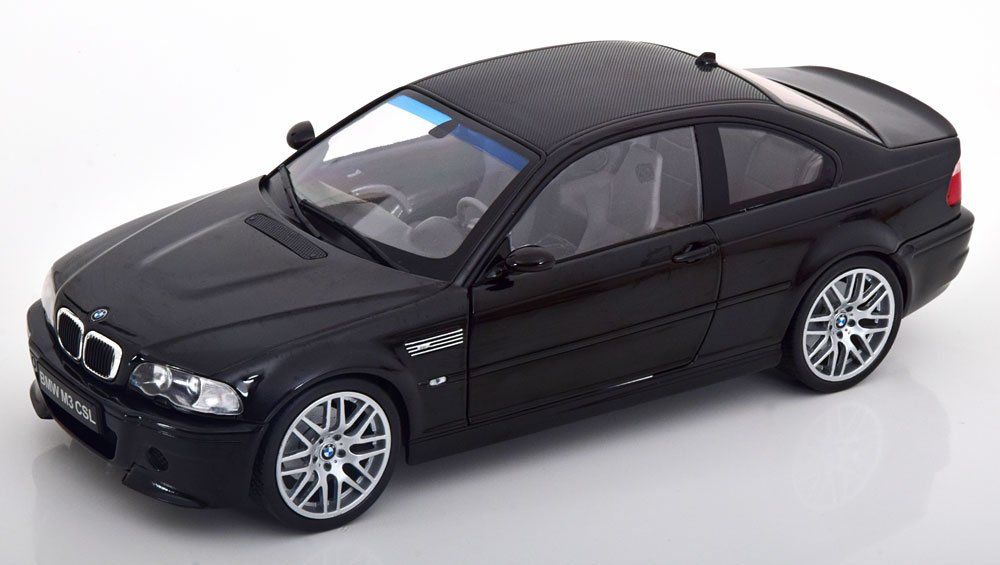 BMW M3 E46 CSL Coupe 2003 Gris Argent Métallique 1/18 Solido S1806503