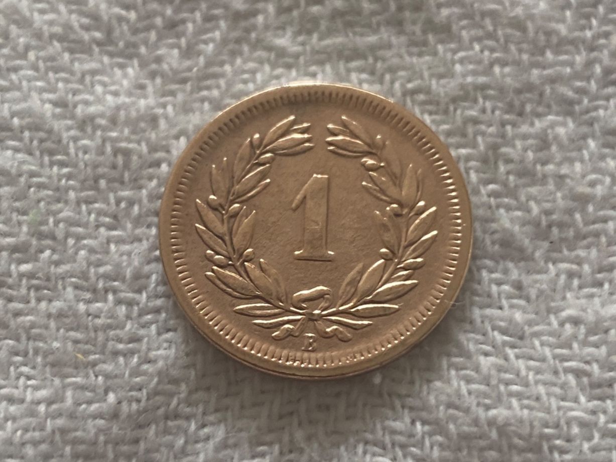 Toutes les monnaies: 1 centime/rappen 1872 – D'occasion à Nyon par Ilmi09 1