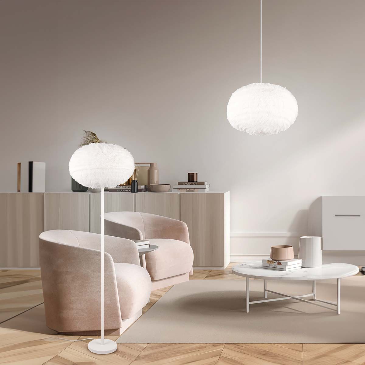 Lampade: Stehleuchte, Weiss, 154 cm Höhe – Nuovo (secondo la descrizione) da Kreuzlingen venduto da Smart-Light 1