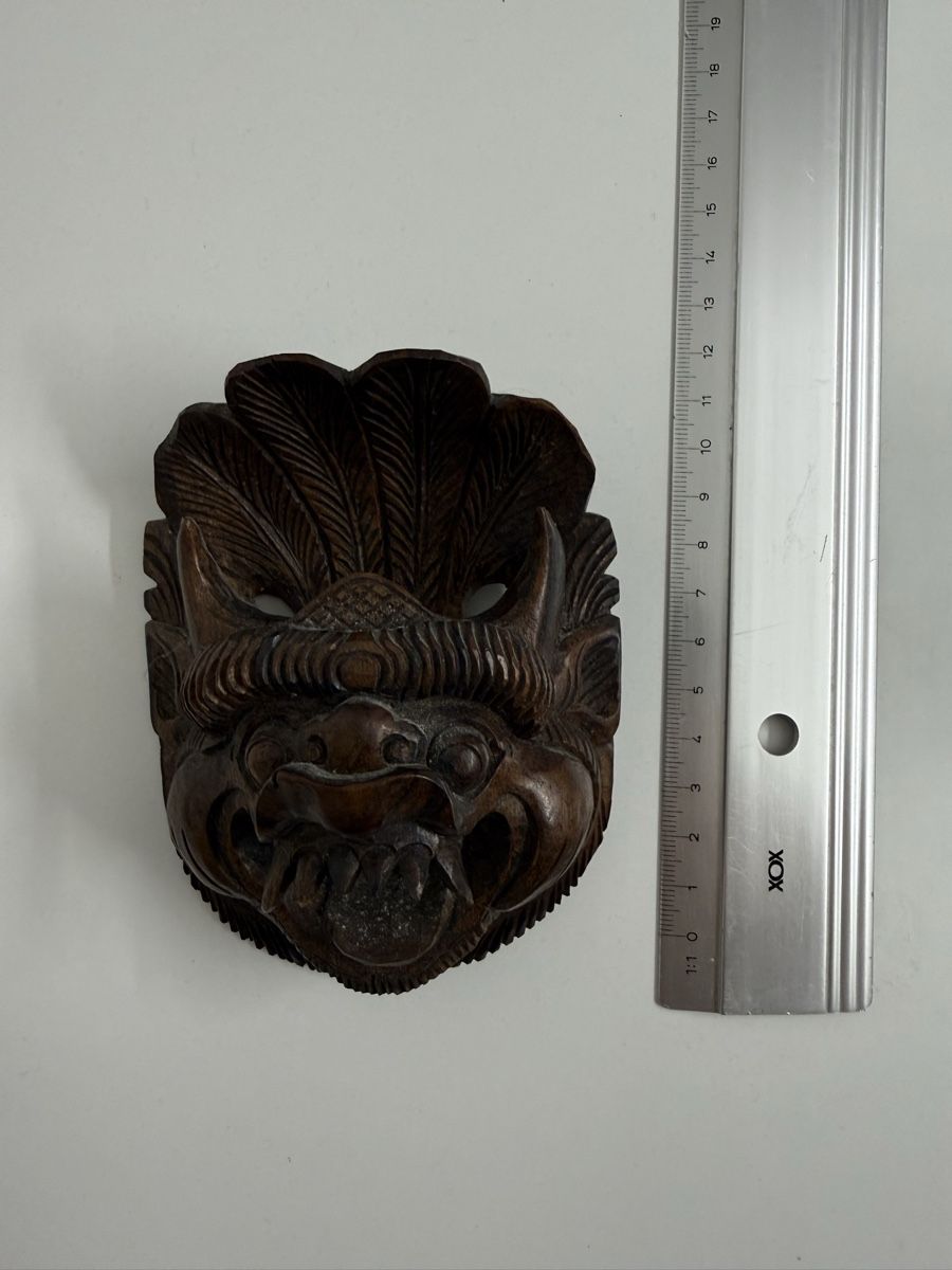 Sculture & Statue: Holzmaske demonisch, handgefertigt – Usato da Reinach BL venduto da Alex.1998. 1