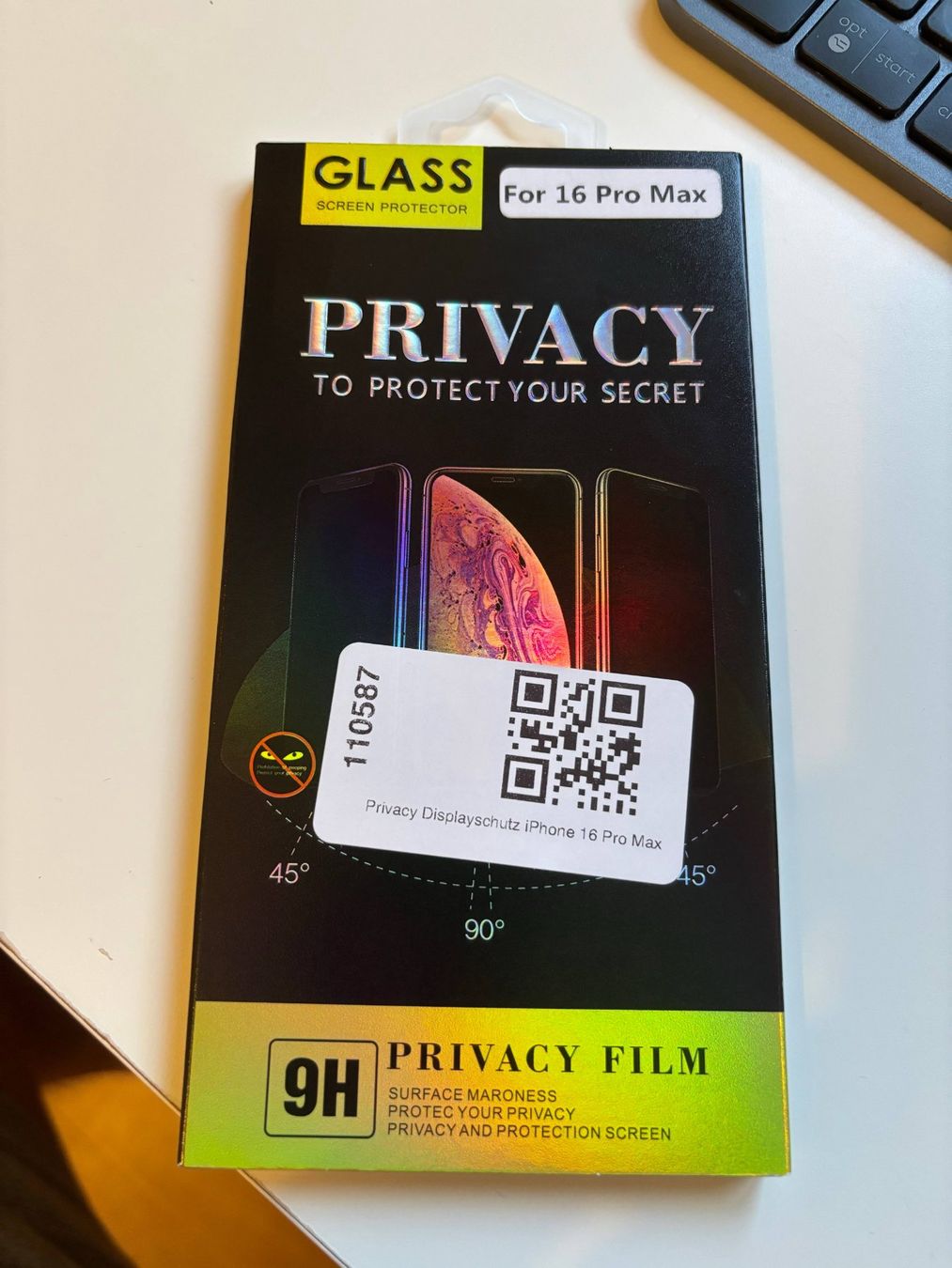 Covers & Schutzfolien: Glass Screen Protector - Iphone 16 Pro Max – Neu und originalverpackt aus Zürich von der_hx7h