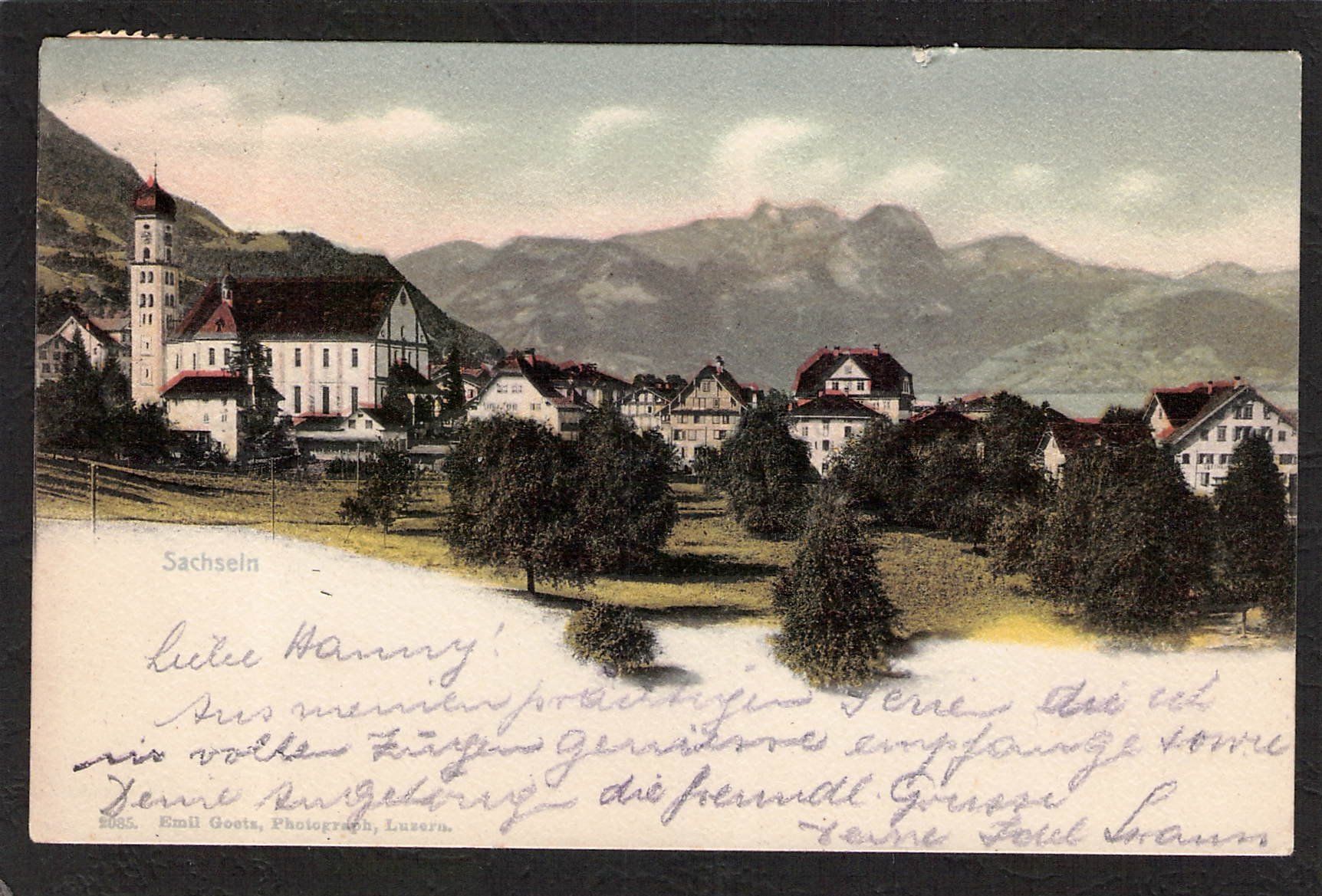 Cartoline postali: Sachseln OW , gel. 1930 – Usato da Reichenburg venduto da Pipo-67