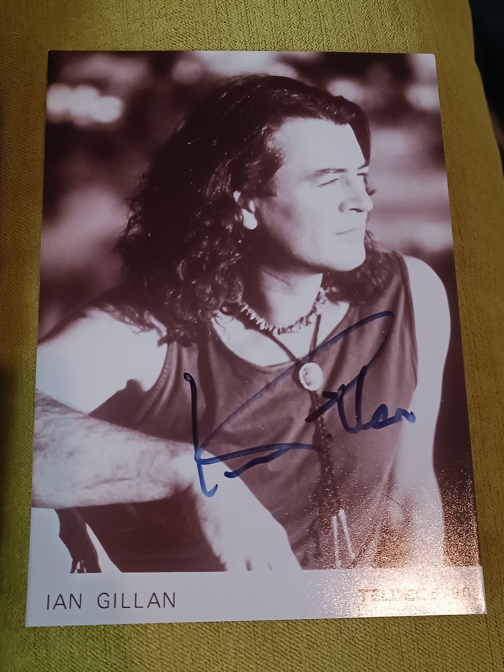 Autografi: Ian Gillan / Deep Purple - handsigniert – Usato da Menziken venduto da Artographs