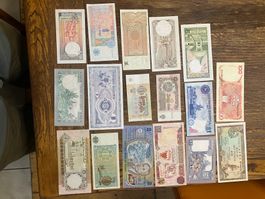 Lot de billets de banque du monde entier, occasion