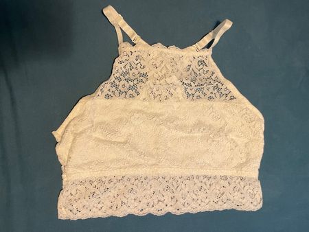 NEU Weisses Spitzen Bustier, Gr. 42 von Bonprix