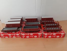 HAG Güterwagen - Set mit 12 Wagen, H0, AC, OVP/EVP 0 Porto!