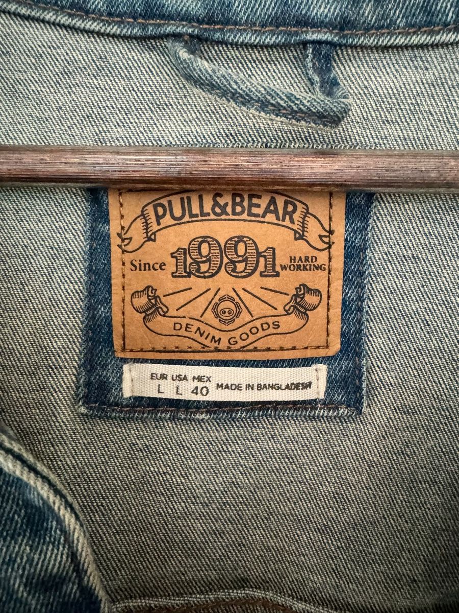 Pull&Bear Jacken: Pull & Bear Herren Jeansjacke – Blau – Grösse L – Gebraucht aus Glattpark(Opfikon) von leo_c2ws 2