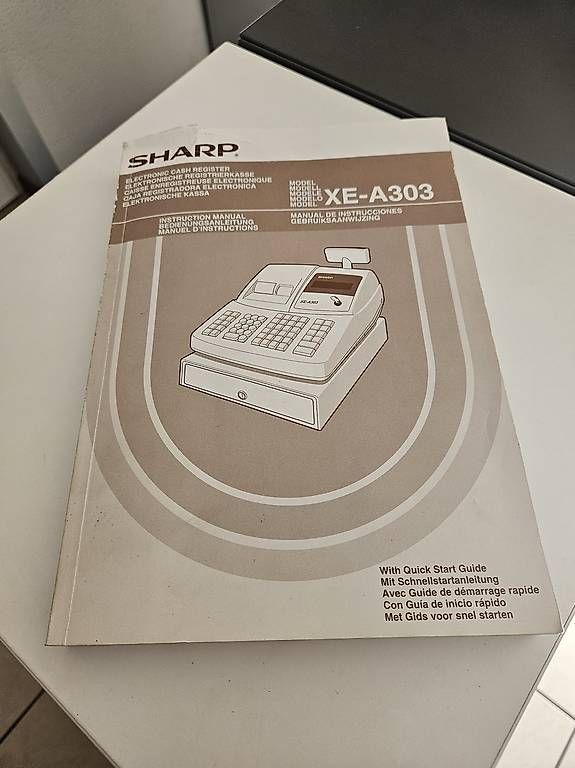 Registratore di cassa: Sharp XE-A303 Registrierkasse / Kasse – Usato da Münsingen venduto da astra76 1