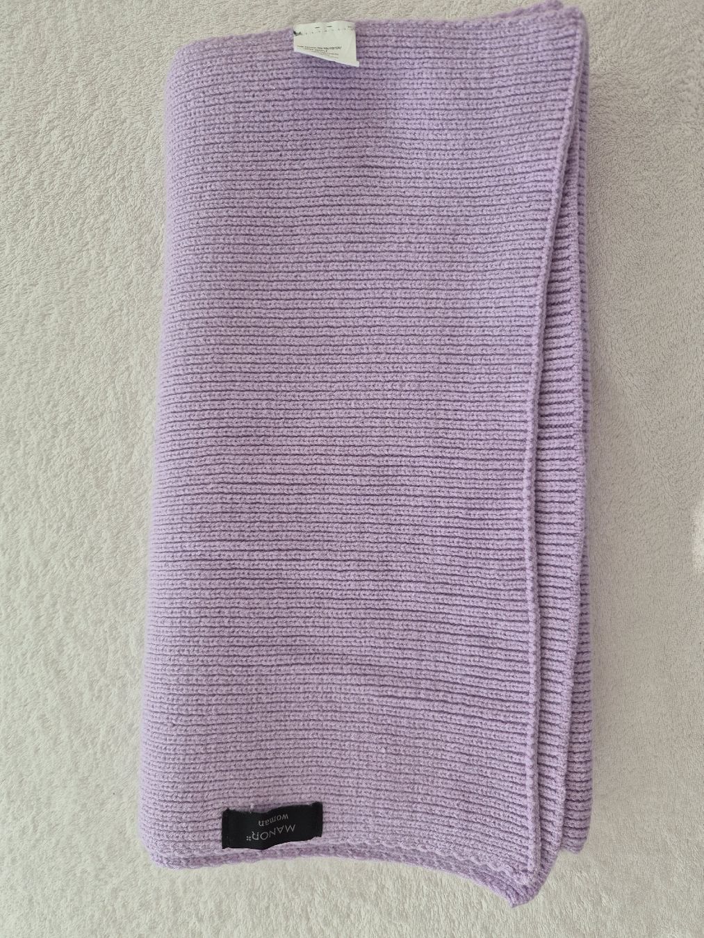 Manor Foulard & Sciarpe: Manor Woman Strickschal, Lila, Neu – Nuovo (secondo la descrizione) da Thalwil venduto da murme 3