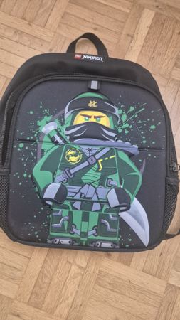 Lego Ninjago Rucksack schwarz grün guter Zustand