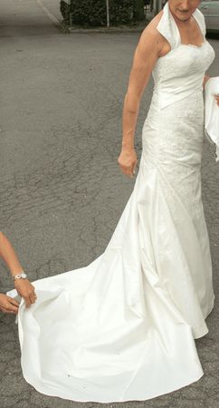 Hochzeitskleid Gr 38 / Wedding Dress naturweiss