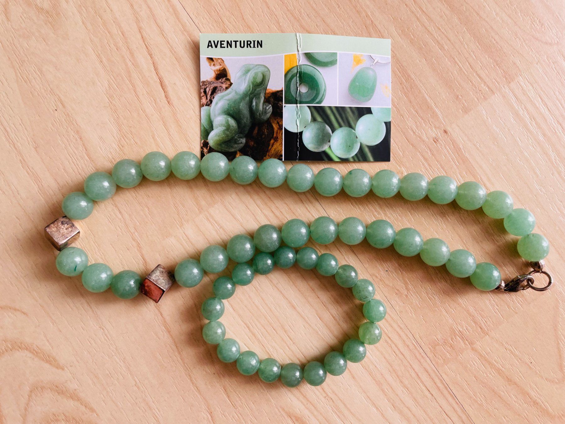 Catenine: Aventurin Kette & Armband – Usato da Neuenkirch venduto da Witch55
