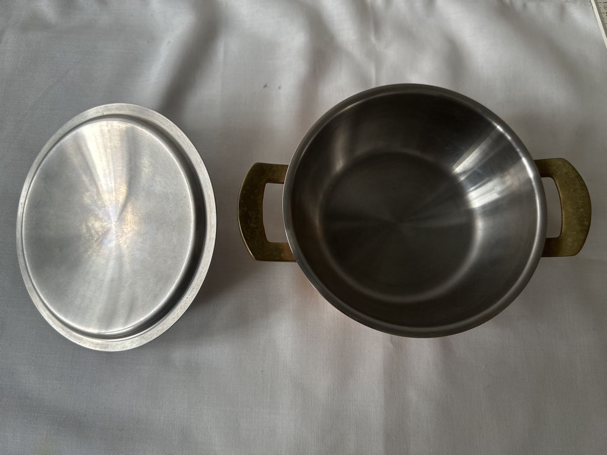 Padelle: Spring Kupfertopf mit Messinggriffen, Ø 14cm – Usato da Zürich venduto da Chaeffeler 2
