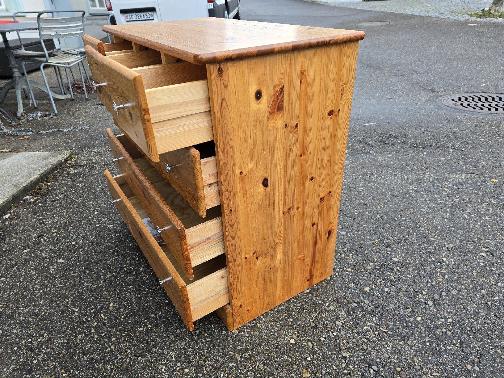 Cassettiere: Schöne Holz Kommode / Kommode aus Holz mit Schubladen – Usato da Mettlen venduto da elios0888 8