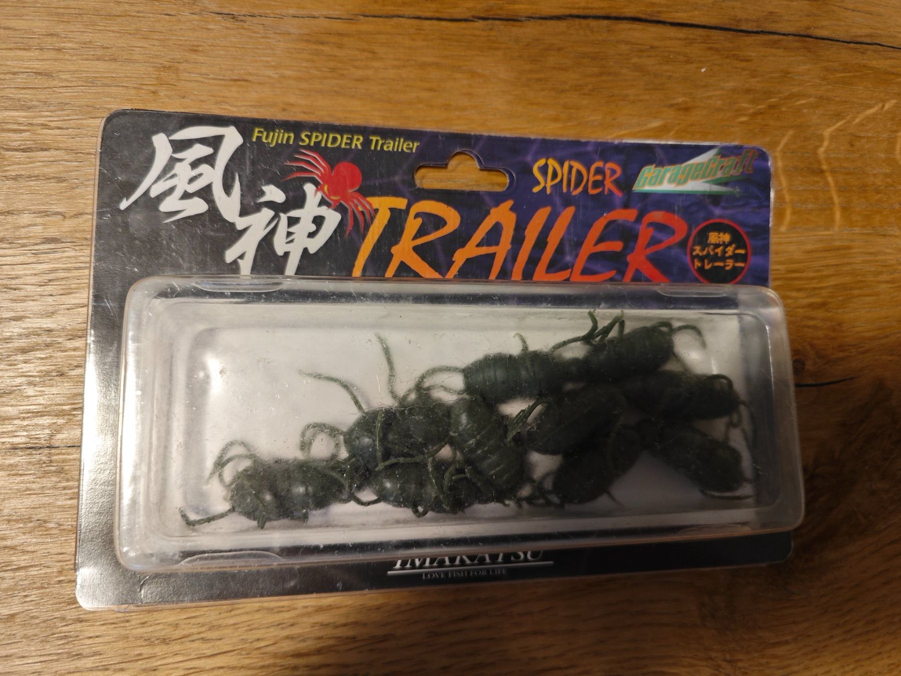 Esche: Imakatsu Fujin SPIDER Trailer Köder – Nuovo e nell'imballaggio originale da Bühler venduto da Idre2017