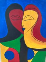 NEU moderne Monalisa Acryl auf Leinwand 60x80 cm