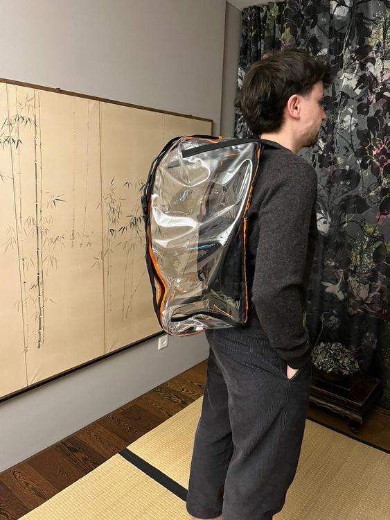 Transparenter Rucksack Aus PVC – Wasserdicht, 38x28x13 Cm, 36er-Set, Für Schule, Sport & Outdoor