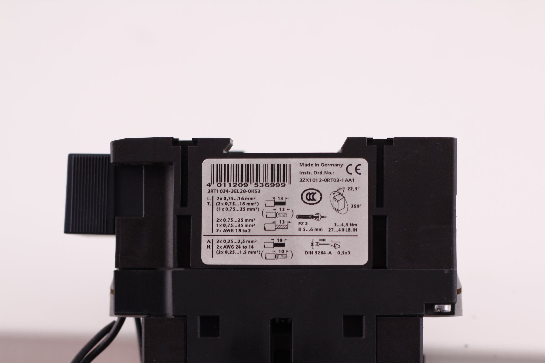 Siemens Componenti elettronici: Siemens Sirius 3RT1034-3EL28-0KS3 – Usato da Winterthur venduto da Hint17 5
