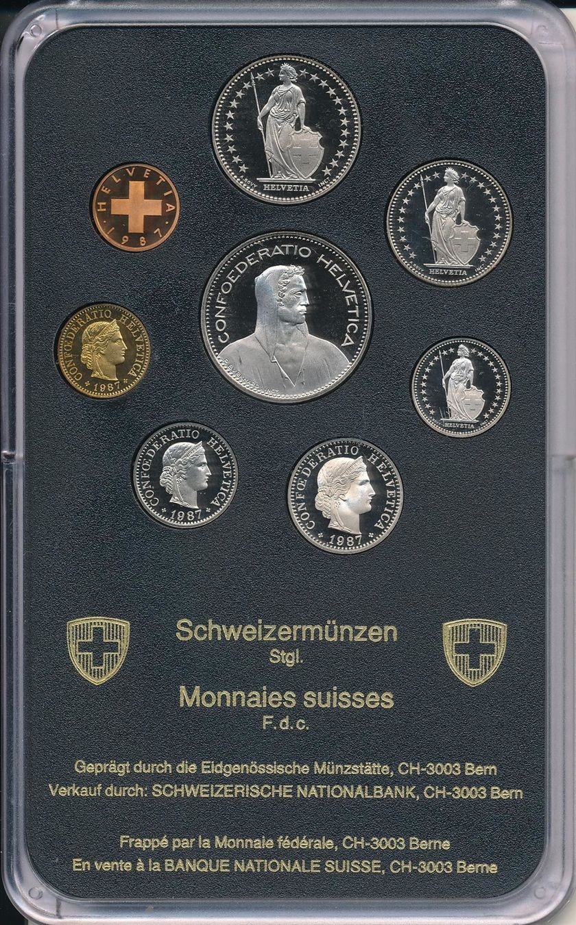 Alle Münzen: Münzsatz 1987 Stempelglanz – Neu und originalverpackt aus Obfelden von Octavia61 1