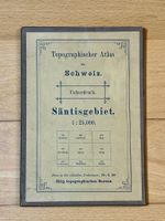TOPOGRAPHISCHER ATLAS DER SCHWEIZ – SÄNTISGEBIET 1890