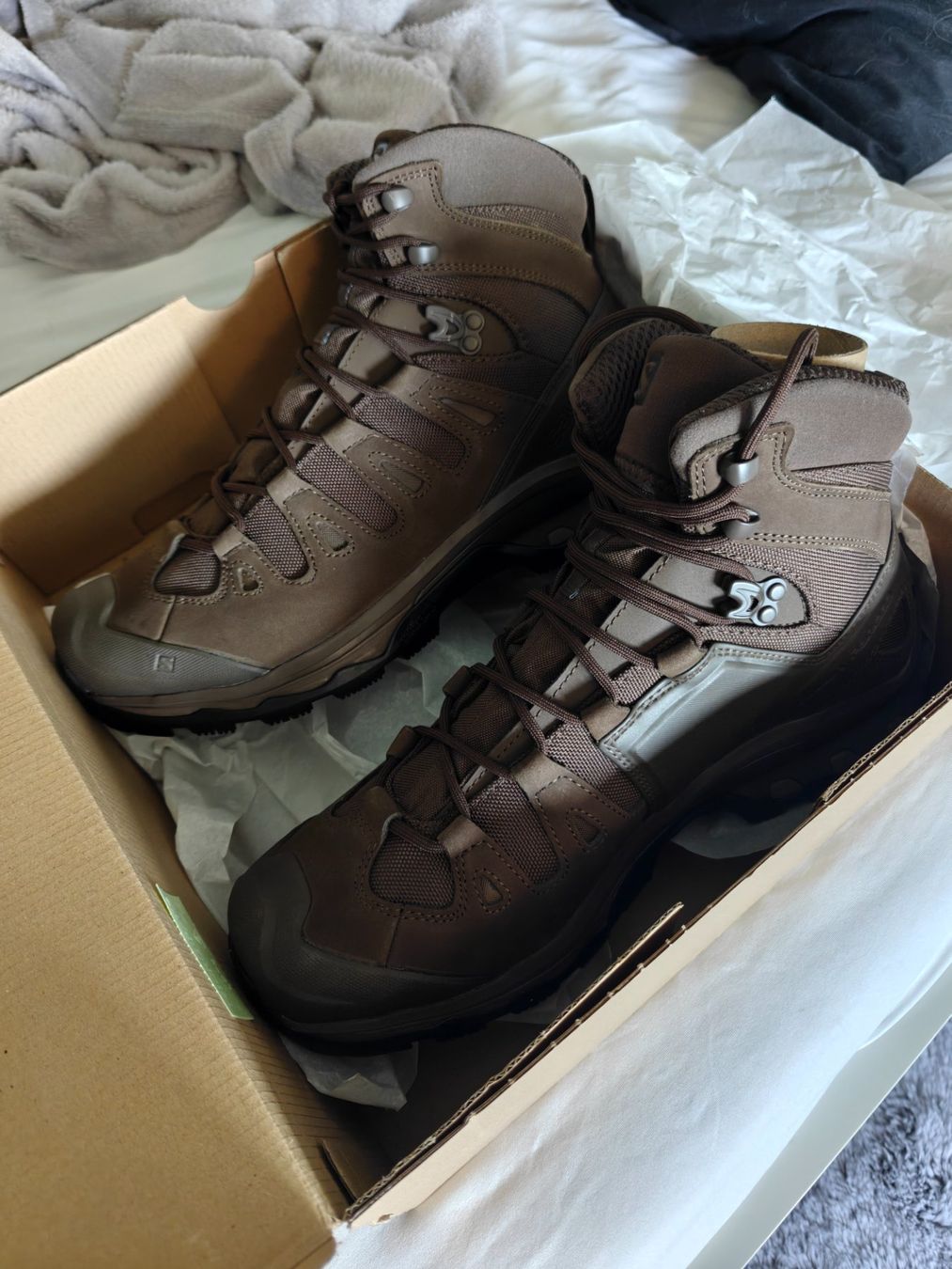 Scarpe da uomo: Salomon QUEST 4D FORCES 2 EN - Earth Brown – Nuovo e nell'imballaggio originale da Würenlos venduto da Cyrilumi2001 4