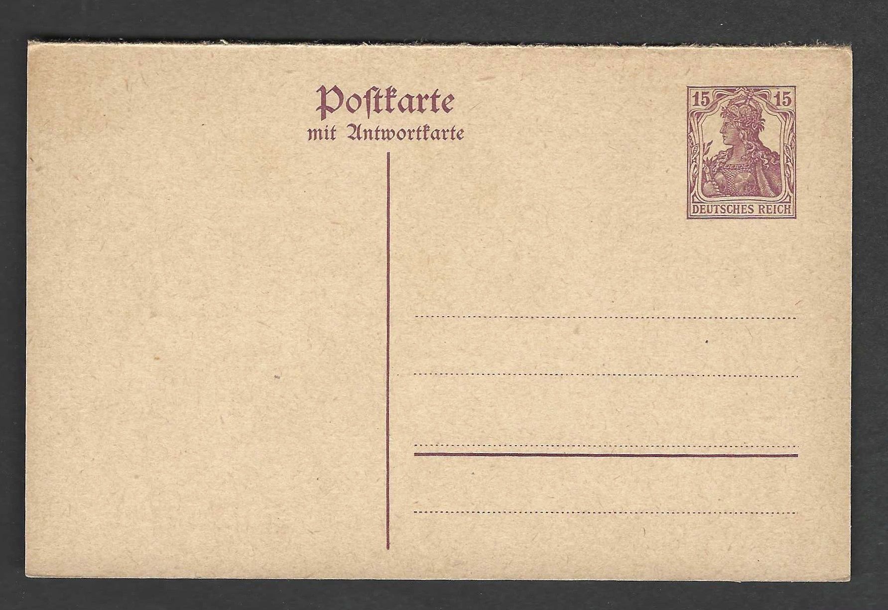 Alle Briefmarken: Deutsches Reich 1 Postkarte – Neu (gemäss Beschreibung) aus Koblenz von Markenhimmel