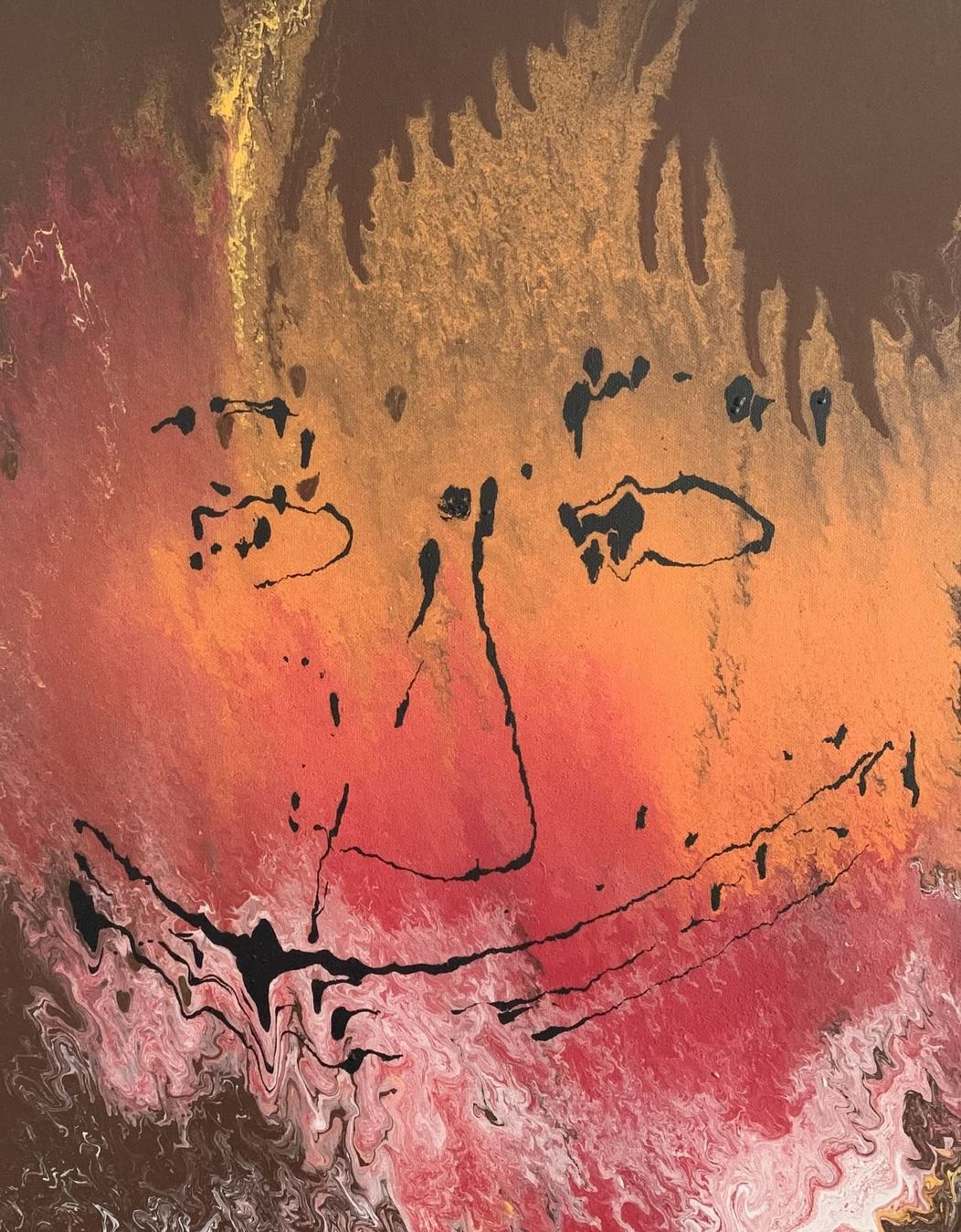Dipinti: abstraktes Acryl Bild mit Echtheitszertifikat – Nuovo e nell'imballaggio originale da Luzern venduto da edmundart 5