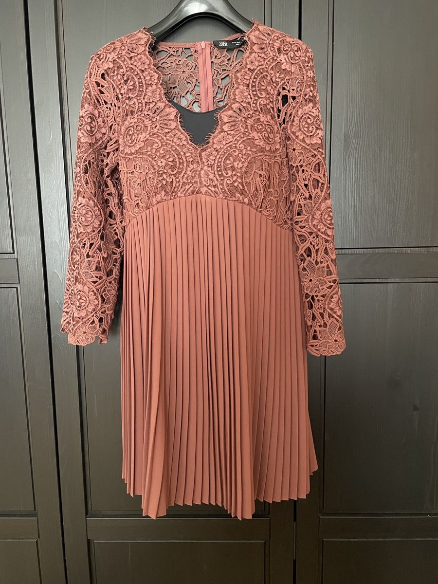 Zara Vestiti: Cocktail - Kleid v. Zara Gr. S altrosa – Usato da Basel venduto da Mrs_Bee