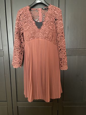 Cocktail - Kleid v. Zara Gr. S altrosa