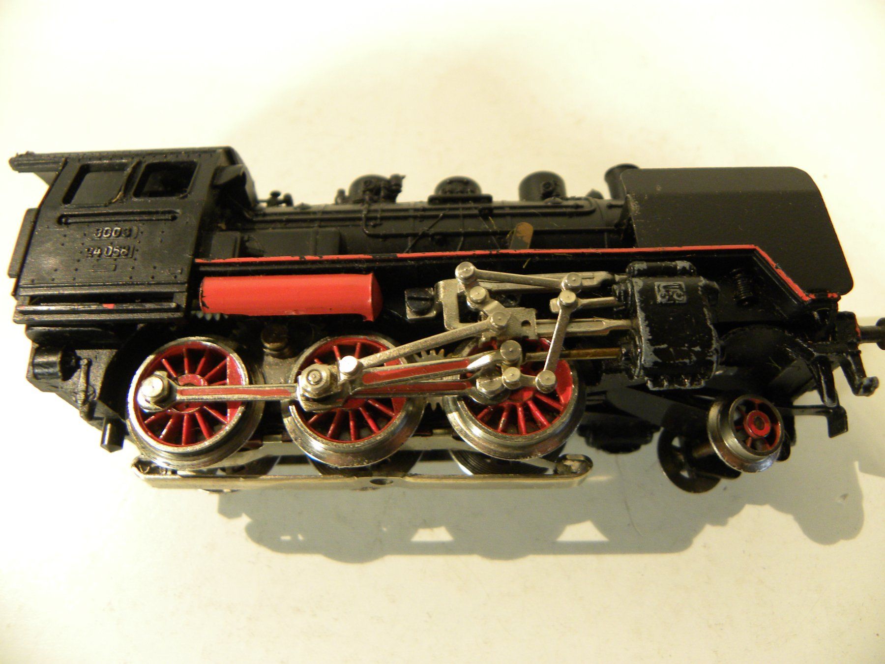 Märklin Modellini di ferrovie: Märklin H0 Dampflok BR 24 058 – Usato da Reinach venduto da Cargill 5