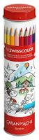 1285.518 Swisscolor Caran d'Ache * 18 Farbstifte Poster Dose