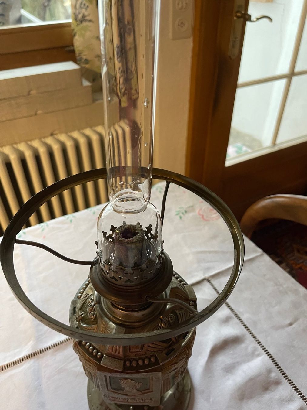 Lampen: Antik Petrollampe - lampe à pétrole ancienne – Gebraucht aus La Croix (Lutry) von Sporades 3