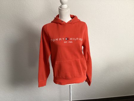 Tommy Hilfiger Hoodie orange Kapuzenpullover Gr. S