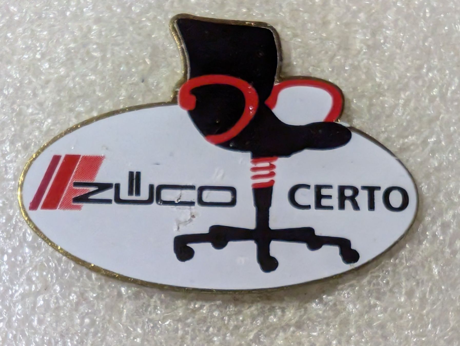 Plaketten & Abzeichen: Ansteckpin 114: Züco Certo – Gebraucht aus Oppligen von Pin-Fall-Shop