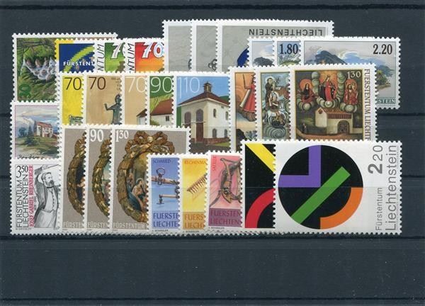 Tutti i francobolli: FL Jahreszusammenstellung 2001 postfr. – Nuovo (secondo la descrizione) da Winterthur venduto da Kyoung
