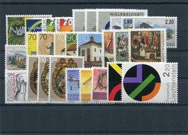FL Jahreszusammenstellung 2001 postfr.