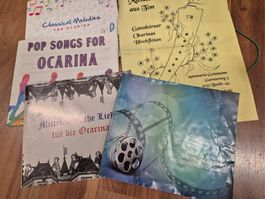 Ocarina Notenheft Set - Pop, Klassik, Mittelalter, Film! K5