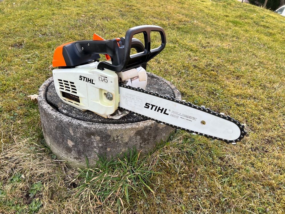 STIHL MS 201 TC-M 2,4PS! Motorsäge + Schwert + Sägekette + Führungsabdeckung NEU