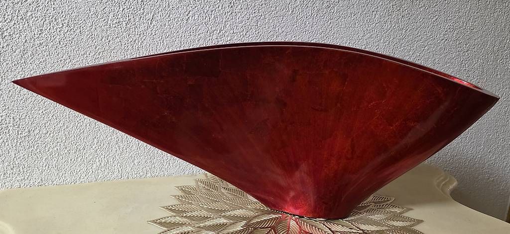 Vase & Récipients: Rote abstrakte Tisch Vase – D'occasion à Kaufdorf par Nati-Nati 4