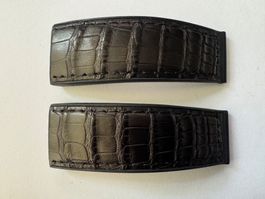 Corum Bubble - bracelet montre cuir alligator 24,5x70, neuf
